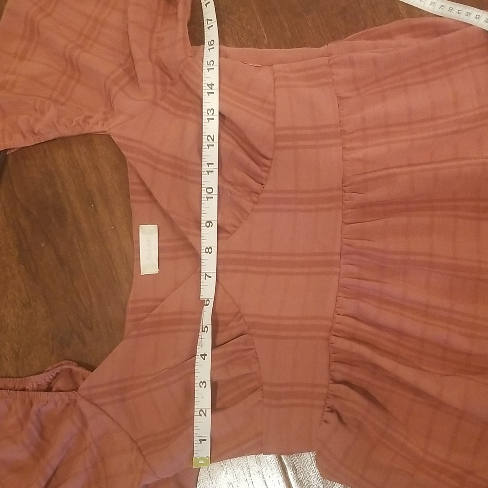 Altar'd State Natalie Plaid Tiered Dress - Picture 9 of 12